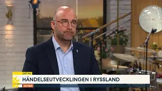 Militäranalytikern om händelseutvecklingen i Ryssland: ”Ett orostec… | Nyhetsmorgon | TV4 & TV4 Play