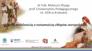 Chłopi... dr hab. M. Wyżga 