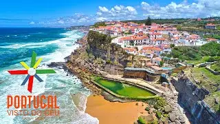 Azenhas do Mar 🏖️ aerial view - 4K Ultra HD