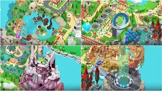 All Max Level (Initial Park) Idle Theme Park Tycoon Gameplay Android IOS