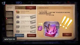 A gift from my friend...Thank you so much !!!｜Phantom Castle【Identity V】