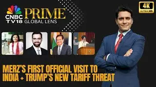 German Chancellor Merz’s India Visit | Trump’s 25% Tariff Threat on Nations Trading With Iran | 4K