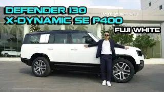 Chi tiết Defender 130 X-Dynamic SE P400 Model 2025 Fuji White | Trần Ngọc Đăng | Land Rover Việt Nam