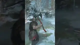 Slowly taking down 3 Draugs #godofwar #ps5gameplay #gamingin4k #newgameplayps5  #PS4K
