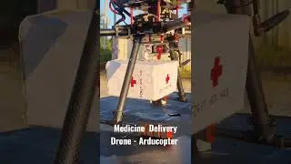 Medicine Delivery Drone  - Arducopter -  #drone #autonomousflight #helicopter #microdrone #ardupilot