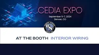 At the Booth!  Benner-Nawman's Interior Wiring Enclosures | CEDIA Expo 2024