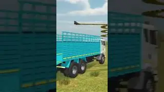 jcb drive and unloading stone from tata truck in game bussid Xunloading rockXdumptruck#reels #gaming
