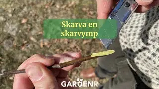 Skarva en skarvymp - Trädgårdshacks med GardenR