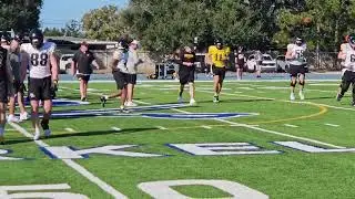 Iowa football practice 
