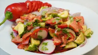Zucchini Tomato Salad , How To Make Easy Tomato Salad in 3 Minutes!