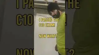 Passed the C10 Electrical Exam. what's next?