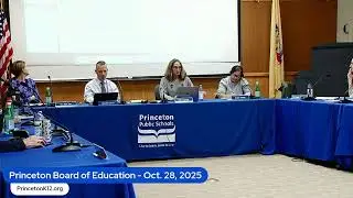 Princeton Board of Education - October 28, 2025