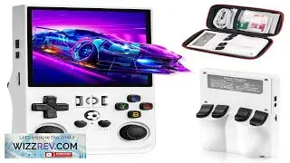 R36MAX Retro Game Console Handheld Game Console with 4.0 in IPS HD ScreenVideo