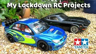 My Lockdown RC Projects.  Tamiya Subaru Impreza 51289, Datsun 240Z 51428