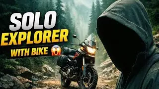 Solo Adventure with bike Explorer Deep Forest Mountain 🏔️