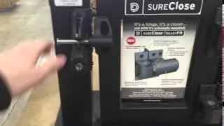 D&D Sure Close ReadyFit Hinge - Closing Action Example