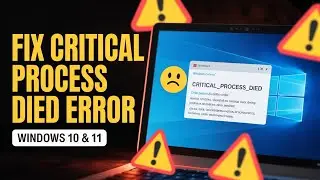 Fix Critical Process Died Blue Screen Error on Windows 10 & 11