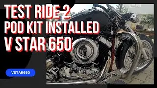 V STAR 650 TEST RIDE 2 AFTER POD KIT INSTALL | YAMAHA V STAR 650 MORE POWER | YAMAHA V STAR 650 MODS