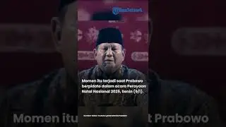 Prabowo Kembali Salah Sebut Tahun saat Jelaskan Capaian Program MBG di Natal Nasional