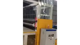 plastic 3D water drainage geonet machine with online lamination