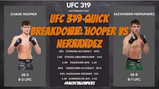 UFC 319: HOOPER VS HERNANDEZ QUICK BREAKDOWN (UNDER 5 MINUTES)