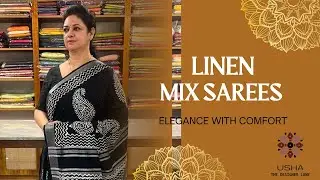 Linen Mix Sarees – Elegance with Comfort