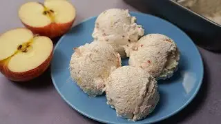 Apple Ice Cream Recipe | Homemade Ice Cream Recipe | Yummy