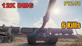 PTZ-78 - 12K Damage - 6 Kills - Map: Steppes - Player: _Gabe_Owners_ - Server: EU | World of Tanks