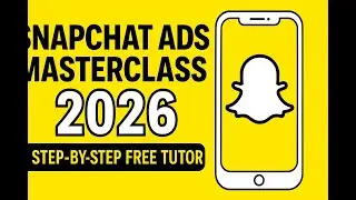 Snapchat Ads Masterclass 2026 | Step-by-Step FREE Tutorial for Beginners