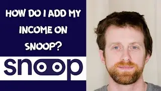 how do i add my income on snoop?