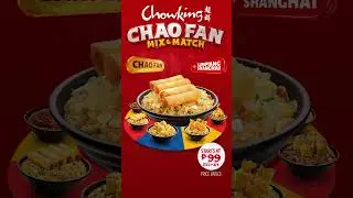 Choose your Chao Fan wok-sarap combos with Chowking's Mix & Match!