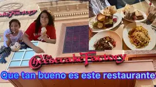 The Cheesecake Factory. Que tan buena es la comida en este restaurante de Lujo.  #cheesecake