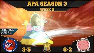 APA S3 | Week 9 | Boston Beedrills VS Carolina Clefables | Pokemon Ultra Sun and Moon