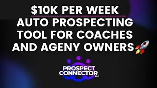 How to Prospect On Facebook - Agency Owner Makes $10k Per Week Using Prospect Connector Pro