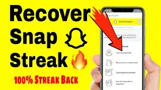 How to get Snapchat streak Back in 2024 | Snapchat streak recovery or Snap streak wapas kaise laye ?