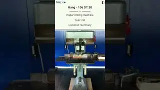 Used Paper Drilling Machine | Hang - 106 DT 20 for SALE @Machinedalal