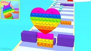 Pop it All Fidget Rush Runner - Gameplay All Levels (Android,IOS,iPhone) Best Trending Mobile Game