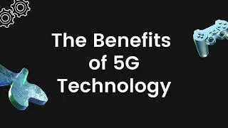 Blue 3D Elements 5G Technology Presentation