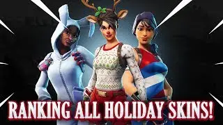 ALL HOLIDAY SKINS IN A BRACKET! (10 BEST HOLIDAY SKINS!) | Fortnite Battle Royale!