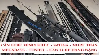 Cần C&acirc;u Nhật: Cần Lure Mini, More Than, Megabass, Expride, scorpion, Tenryu, Apia - Video 1193