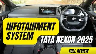 2025 TATA NEXON FACELIFT INFOTAINMENT SYSTEM DETAILS  | #tatanexon #tatamotors #automobile