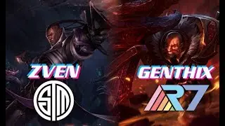 R7 Genthix Braum TSM Zven Lucian | Febiven Anivia vs Pobelter Ryze Ranked Na Temporada 8