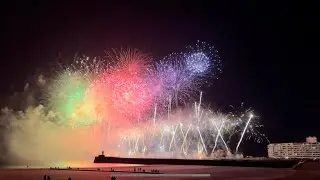Feux d’artifice Les Sables-d’Olonne / Flamme Olympique 2024