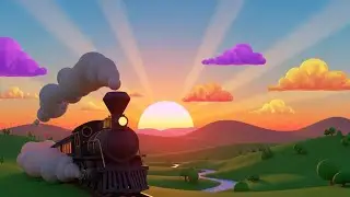 Train Choo Choo Song 🚂 | Fun Kids Song | Playful Nursery Rhyme