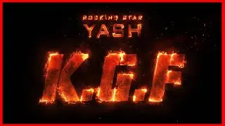 KGF Chapter 2 Title Animation | After Effects - E3D | KvN