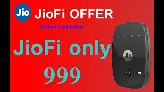 Buy JioFi Device in Just ₹999 | JioFi Rates on Amazon vs Jio.com | Jio festival season offer HINDI