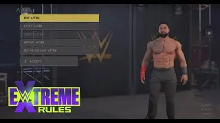 WWE 2K22: Roman Reigns Extreme Rules 2021 Attire