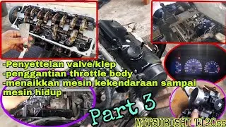 Tutorial merakit Mesin MITSUBISHI T120ss #Part 3