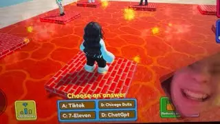 Playing Guess the Logo or Die on Roblox 