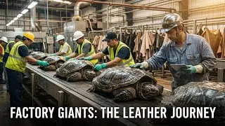 From Turtle Hides to Luxury Bags | Inside the Modern Factory | Factory Process